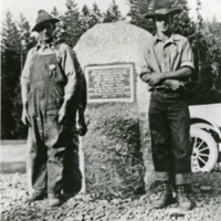 Meacham, Stone Monument