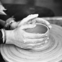 1974 Art, Pottery Wheel 01