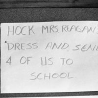1981 Sign, Student Lament