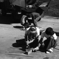1981 Sculpture, Amphitheater Install 11