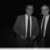 1989 Walter M. Pierce Library, Ribbon Cutting 03