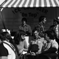 1982 October Folk Festival, Beer Garden 02