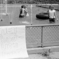 1981 Students, Fountain Swim 05