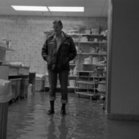1978 Hoke Hall, Flood Damage to Kitchen 02