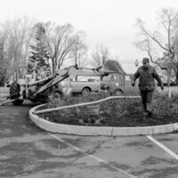 1983 Flag Pole Removal 04