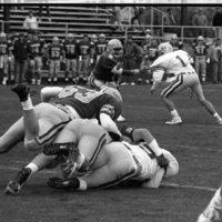 1991 Football Action, Western Oregon University at EOSC 33