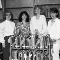 1986 Employees, Walter M. Pierce Library Staff 02