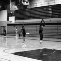 1981 Men's Basketball Practice 05