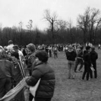 1982 Cross Country Meet at BMCC, Preparation 03