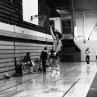 1981 Men's Basketball Practice 10