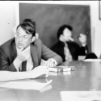 1972 Students, Faculty Meeting 05