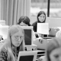 1974 Classroom, Typing 03