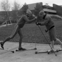 1985 Skiing on Campus 02