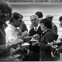1989 Students &amp; Employees, Reception at President's House 02