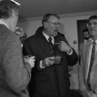 1986 Chancellor William "Bud" Davis, Employee Reception 03
