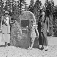 Meacham, Stone Monument 3