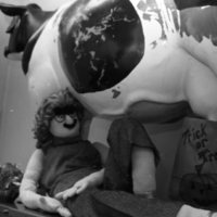1984 Halloween Decoration, Cow 01