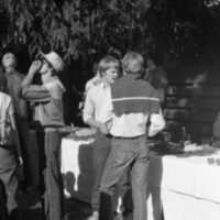 1983 Student Reception at President Dave Gilbert's House 15