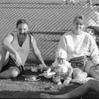 1991 Football, Alumni Game BBQ 02