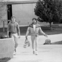 1986 Students, Outdoors in April 03