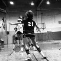 1981 Women's Basketball Action, January Home Game 11