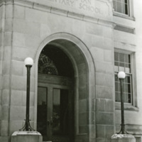 30's Ackerman School Entrance