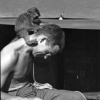Fred Hill with "Jocko"