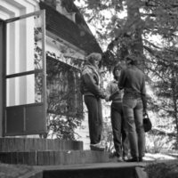 1983 Student Reception at President Dave Gilbert's House 10
