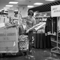 1978 Hoke Hall, Flood Bookstore Cleanup 08