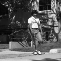 1985 Students, May Outdoor Candid Shots 13