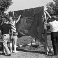 1988 Loso Hall, Groundbreaking Ceremony, Sign 13