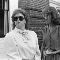 1984 School Begins, Faculty &amp; Staff Reception at President Gilbert's House 16