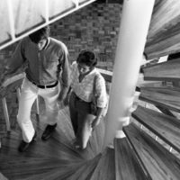1976 Hoke Hall, Spiral Staircase 01