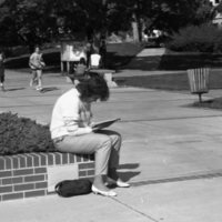 1984 Students, Outdoors, Fall Term 03