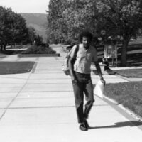 1985 Students, May Outdoor Candid Shots 02