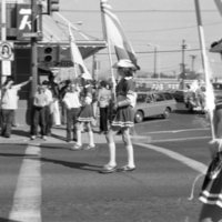 1981 Homecoming Parade, Cheerleaders 02