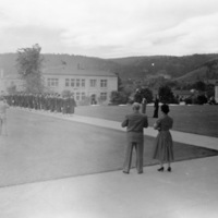 1957 Graduation Procession
