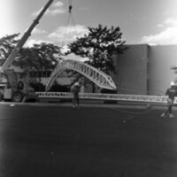 1988 Campus, Tennis Courts Construction 06