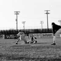 1987 Baseball Game in Caldwell, Idaho, Action 13