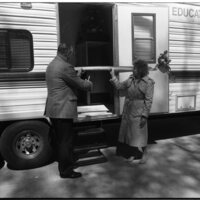 1991 Mobile Laboratory, Ribbon Cutting 19