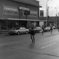 1985 Octoberfest Parade, McLoughlin Union High School Marching Band 07