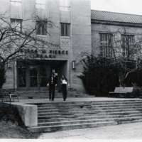 70's Pierce Library Entrance