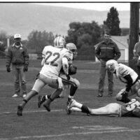 1991 Football Action, Western Oregon University at EOSC 38