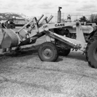 1985 Baseball Field, Scoreboard Installation 02