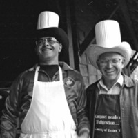 1985 German Students Orientation, Cooking 02
