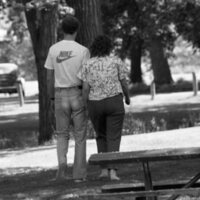 1985 Employees, Picnic at Riverside Park 14