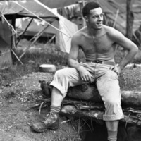 Fred Hill Sitting on Foxhole 2