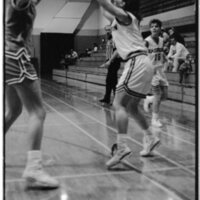 1991 Women's Basketball Action, Lewis &amp; Clark at EOSC 09