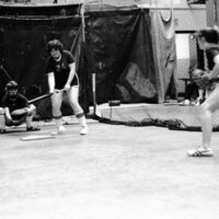 80's Softball Action, Indoors 03
