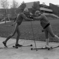 1985 Skiing on Campus 03